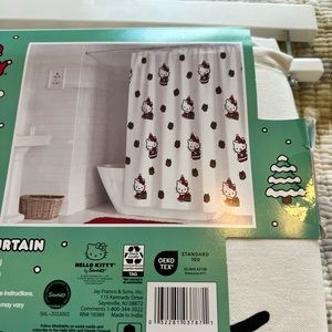 Hello Kitty Christmas Shower Curtain